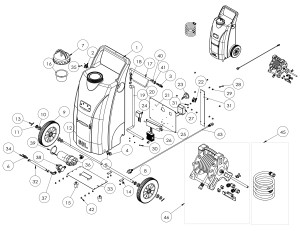 Exploded drawing for: Water tank WT-60 / WT-60/S